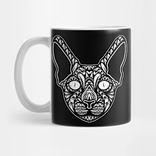 Sphynx Cat Tribal Mug